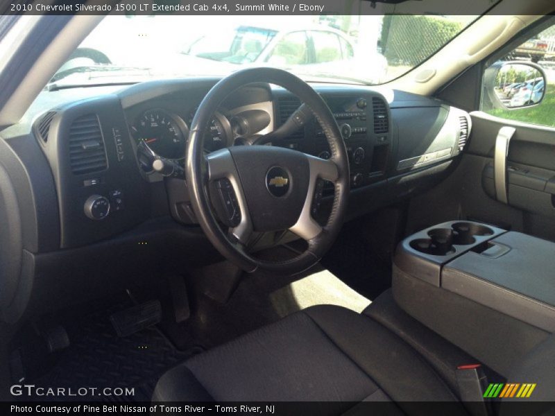 Summit White / Ebony 2010 Chevrolet Silverado 1500 LT Extended Cab 4x4