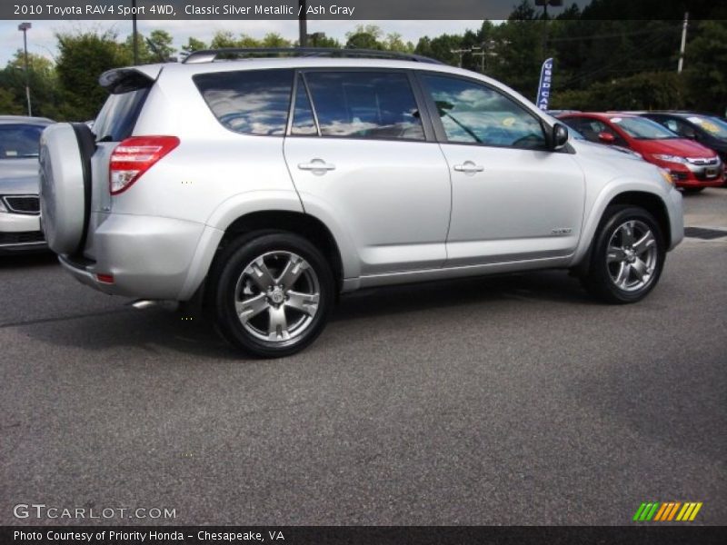 Classic Silver Metallic / Ash Gray 2010 Toyota RAV4 Sport 4WD