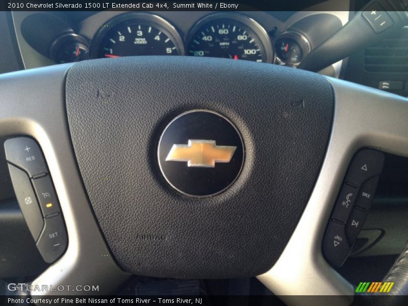 Summit White / Ebony 2010 Chevrolet Silverado 1500 LT Extended Cab 4x4