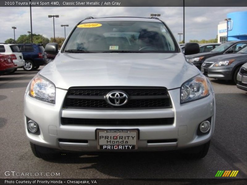 Classic Silver Metallic / Ash Gray 2010 Toyota RAV4 Sport 4WD