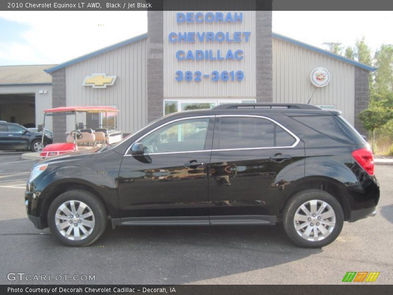 Black / Jet Black 2010 Chevrolet Equinox LT AWD