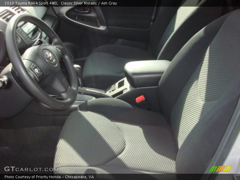Classic Silver Metallic / Ash Gray 2010 Toyota RAV4 Sport 4WD
