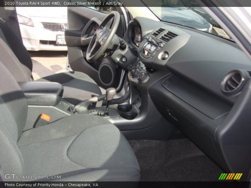 Classic Silver Metallic / Ash Gray 2010 Toyota RAV4 Sport 4WD
