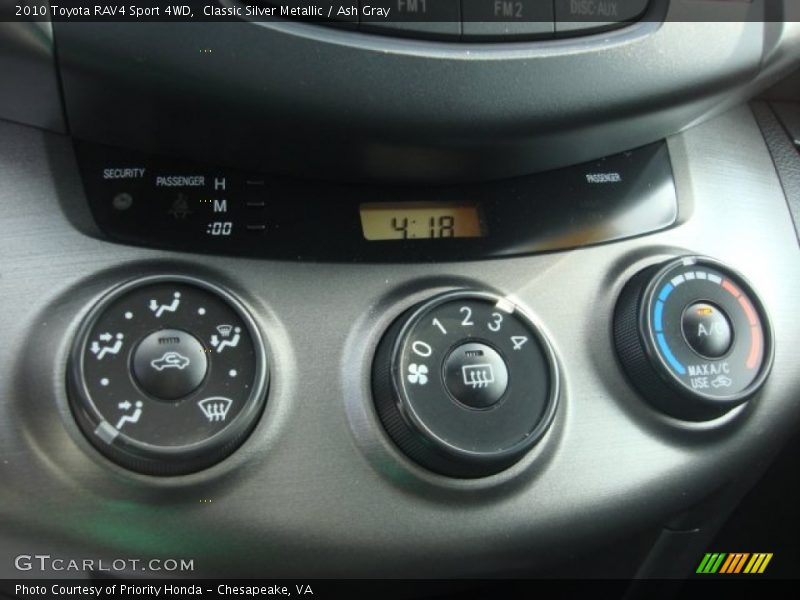 Classic Silver Metallic / Ash Gray 2010 Toyota RAV4 Sport 4WD