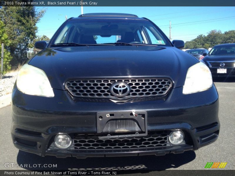 Black Sand Pearl / Dark Gray 2003 Toyota Matrix XR
