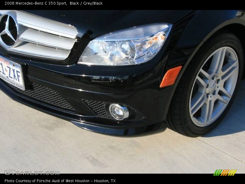 Black / Grey/Black 2008 Mercedes-Benz C 350 Sport