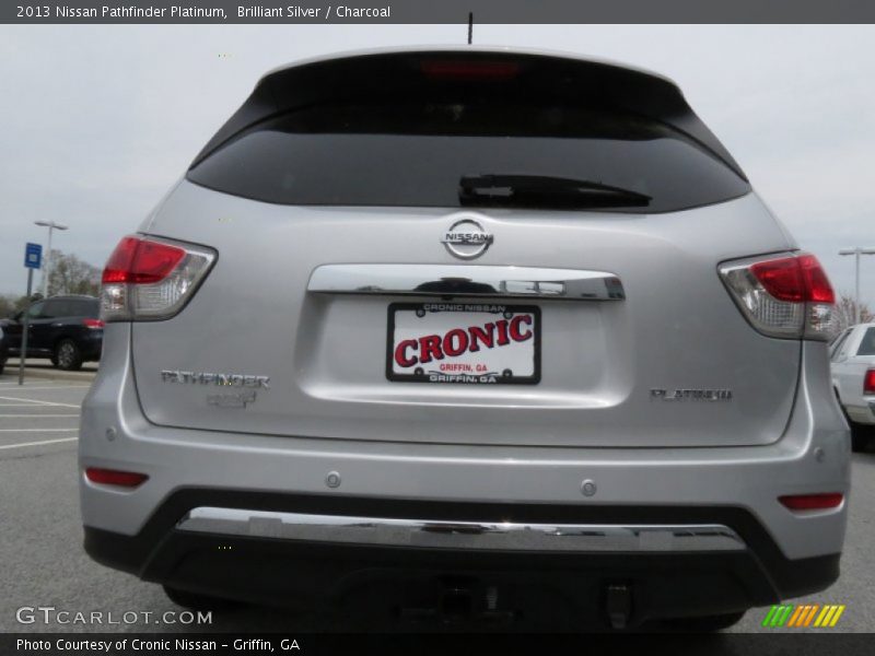 Brilliant Silver / Charcoal 2013 Nissan Pathfinder Platinum