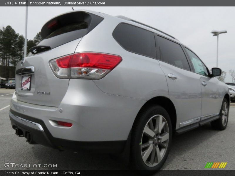 Brilliant Silver / Charcoal 2013 Nissan Pathfinder Platinum