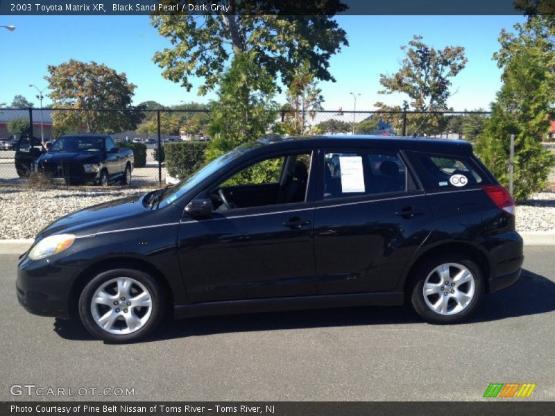 Black Sand Pearl / Dark Gray 2003 Toyota Matrix XR