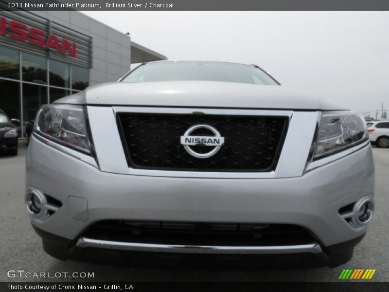 Brilliant Silver / Charcoal 2013 Nissan Pathfinder Platinum