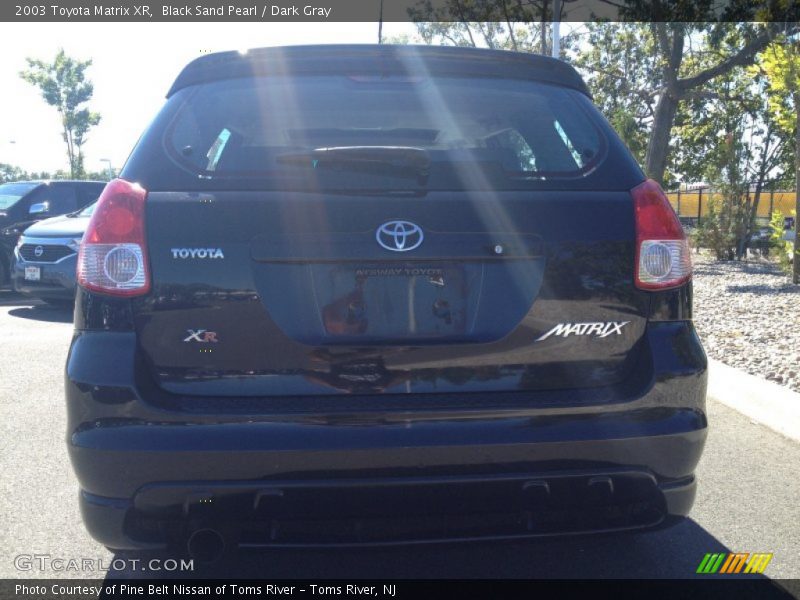 Black Sand Pearl / Dark Gray 2003 Toyota Matrix XR