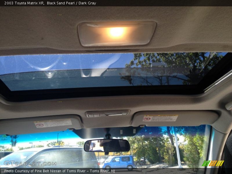 Black Sand Pearl / Dark Gray 2003 Toyota Matrix XR