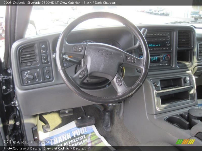 Black / Dark Charcoal 2005 Chevrolet Silverado 2500HD LT Crew Cab 4x4