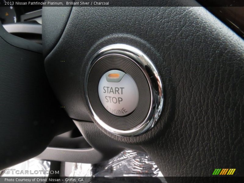 Brilliant Silver / Charcoal 2013 Nissan Pathfinder Platinum