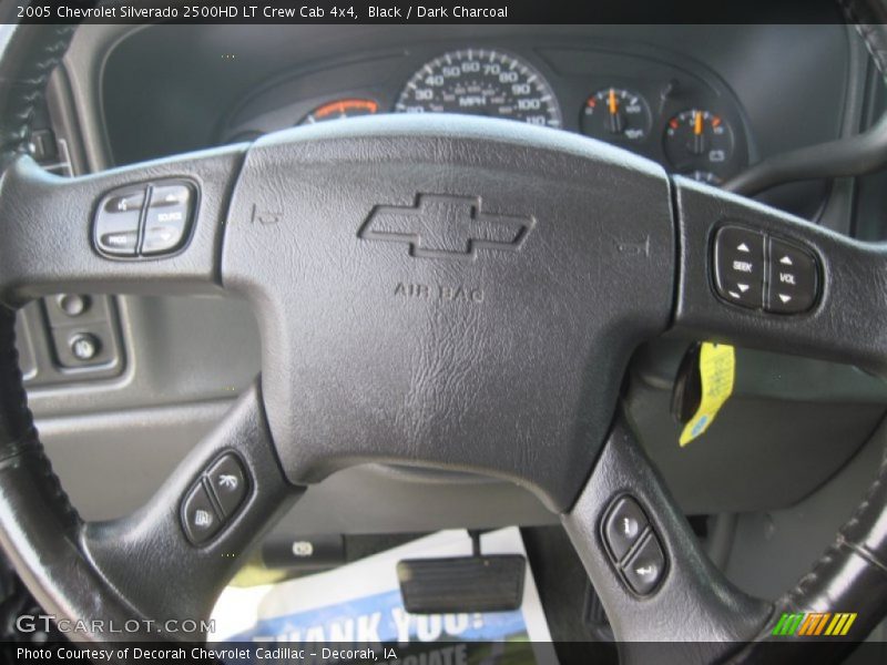 Black / Dark Charcoal 2005 Chevrolet Silverado 2500HD LT Crew Cab 4x4