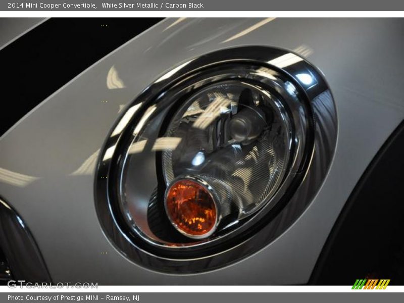 White Silver Metallic / Carbon Black 2014 Mini Cooper Convertible