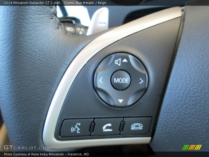 Controls of 2014 Outlander GT S-AWC