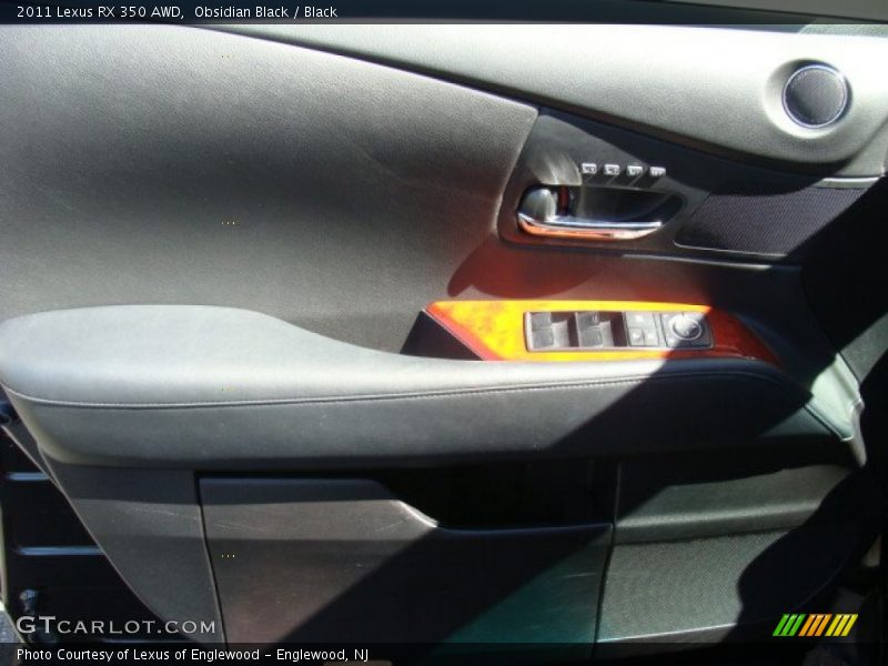 Obsidian Black / Black 2011 Lexus RX 350 AWD