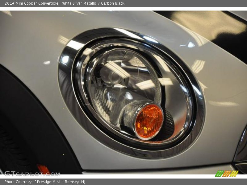 White Silver Metallic / Carbon Black 2014 Mini Cooper Convertible