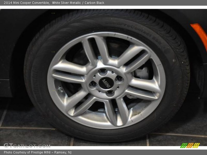 White Silver Metallic / Carbon Black 2014 Mini Cooper Convertible