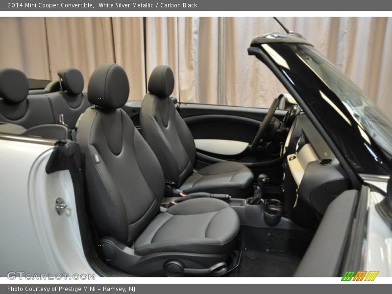 White Silver Metallic / Carbon Black 2014 Mini Cooper Convertible
