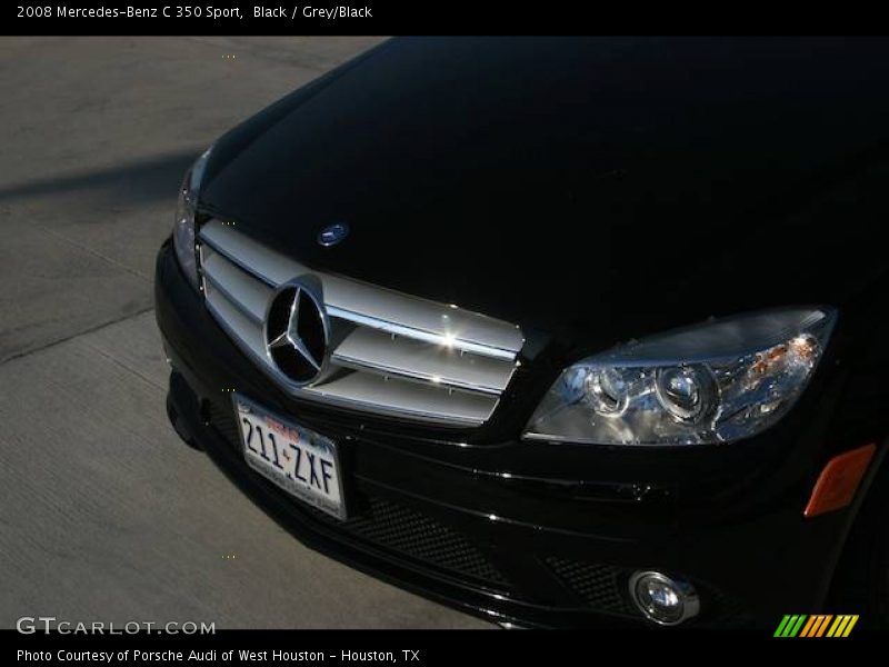 Black / Grey/Black 2008 Mercedes-Benz C 350 Sport