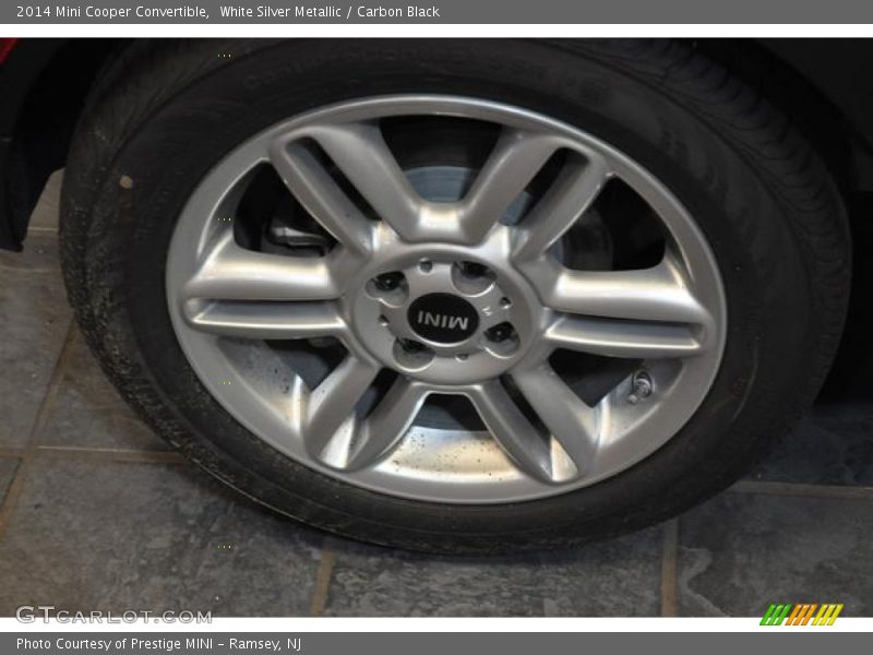 White Silver Metallic / Carbon Black 2014 Mini Cooper Convertible