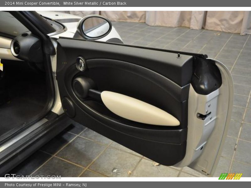 White Silver Metallic / Carbon Black 2014 Mini Cooper Convertible