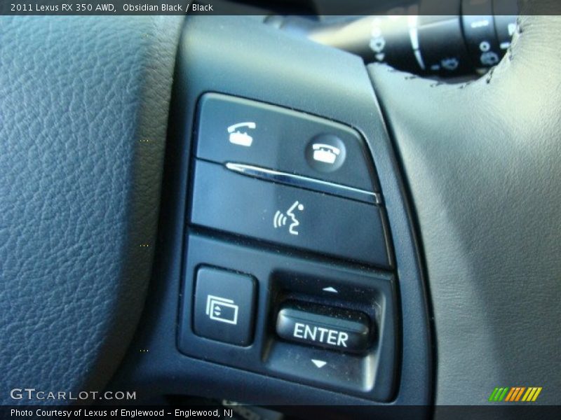 Obsidian Black / Black 2011 Lexus RX 350 AWD