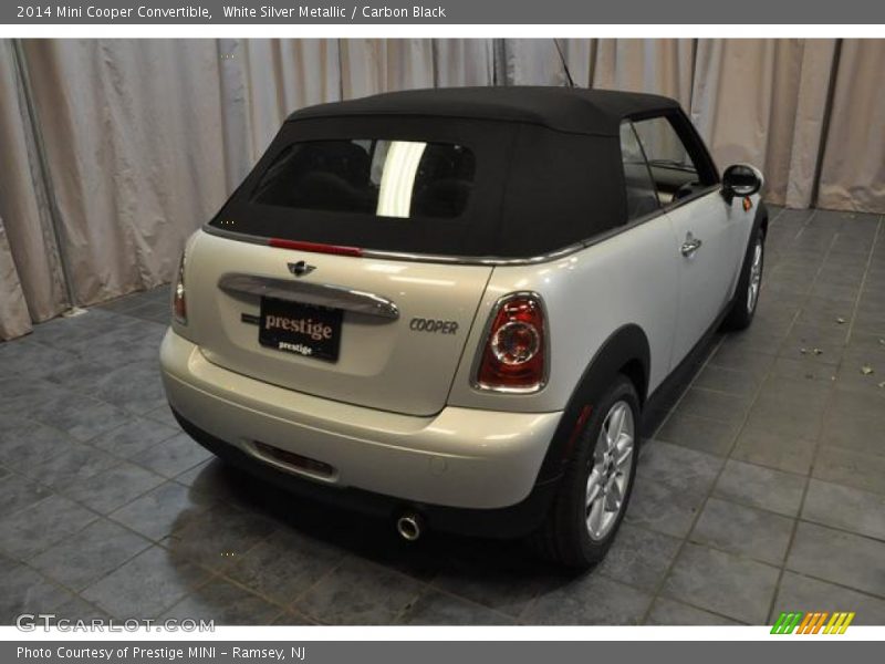White Silver Metallic / Carbon Black 2014 Mini Cooper Convertible