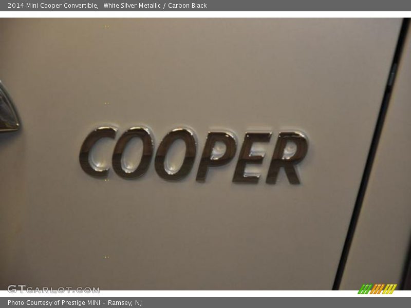 White Silver Metallic / Carbon Black 2014 Mini Cooper Convertible