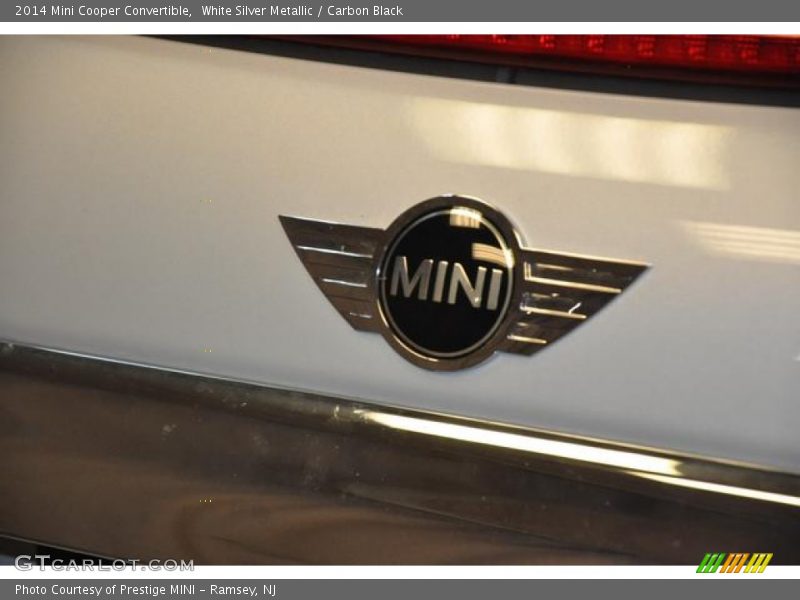 White Silver Metallic / Carbon Black 2014 Mini Cooper Convertible