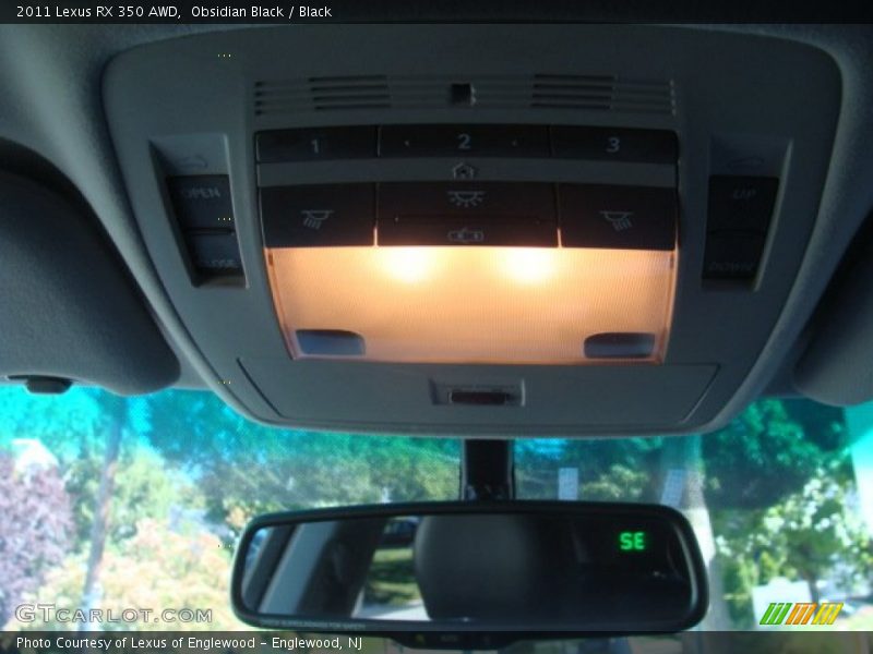 Obsidian Black / Black 2011 Lexus RX 350 AWD