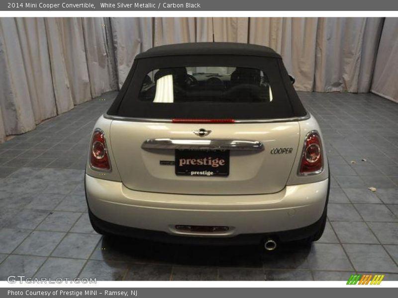 White Silver Metallic / Carbon Black 2014 Mini Cooper Convertible