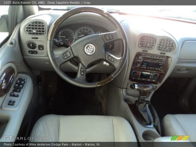 Deep Sapphire Metallic / Gray 2005 Buick Rainier CXL AWD