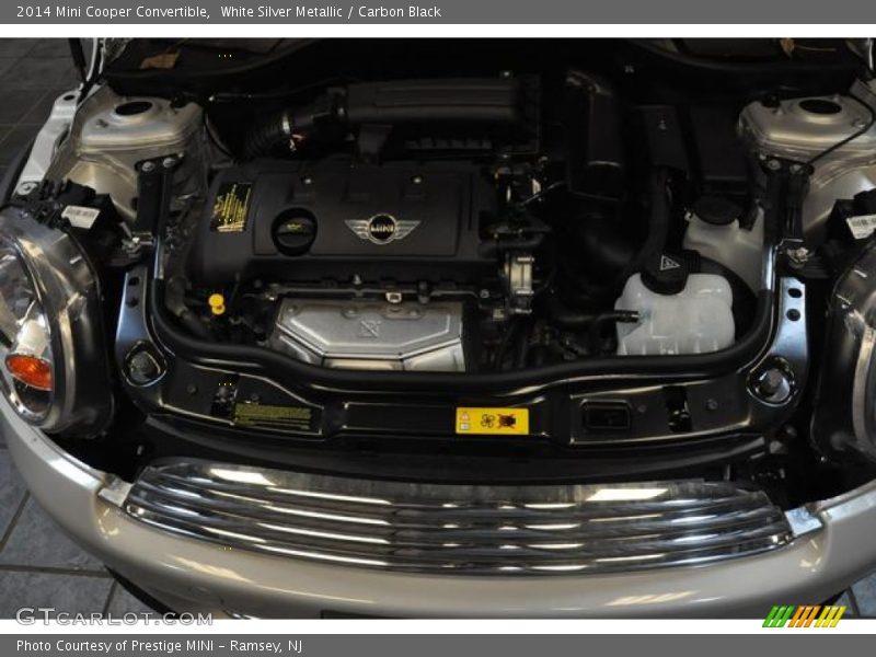 White Silver Metallic / Carbon Black 2014 Mini Cooper Convertible