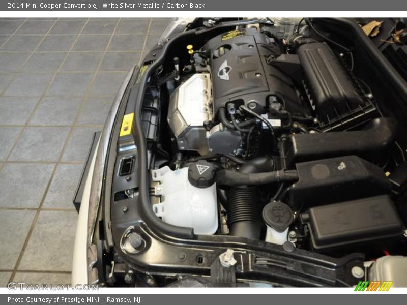White Silver Metallic / Carbon Black 2014 Mini Cooper Convertible