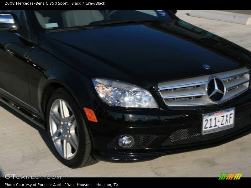 Black / Grey/Black 2008 Mercedes-Benz C 350 Sport