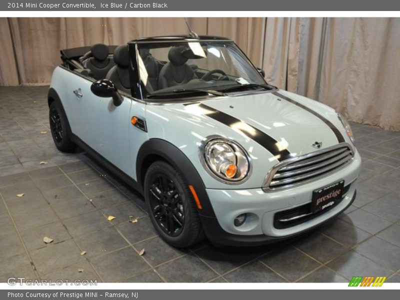 Ice Blue / Carbon Black 2014 Mini Cooper Convertible