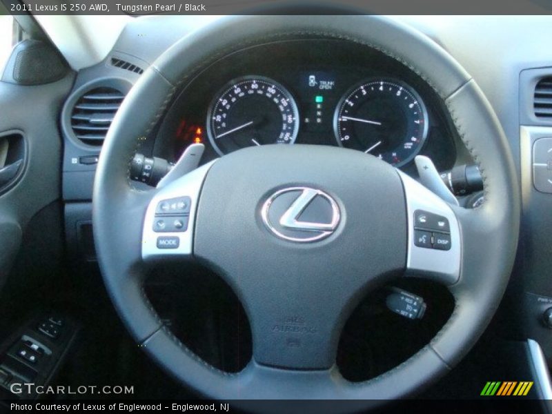 Tungsten Pearl / Black 2011 Lexus IS 250 AWD