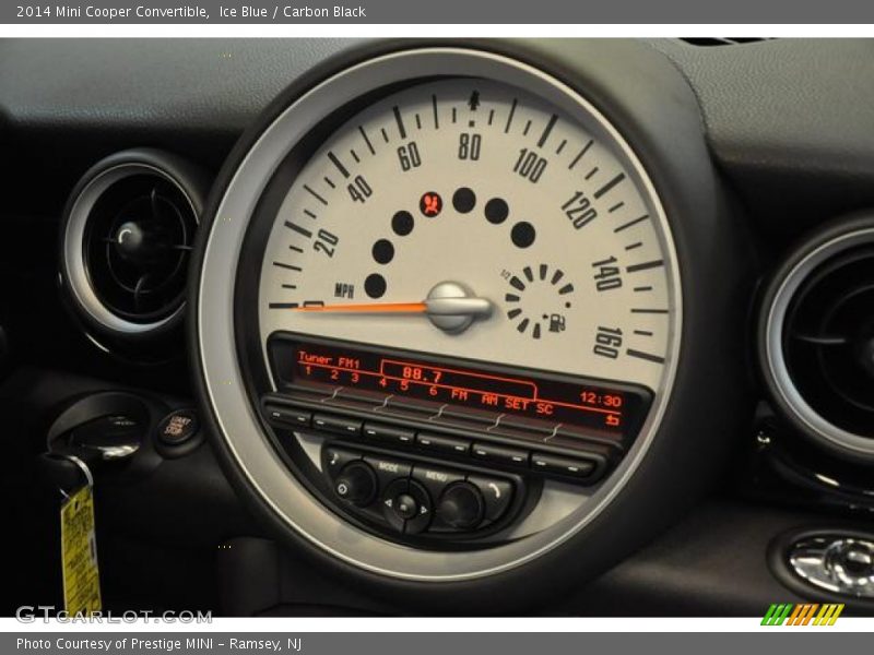 Ice Blue / Carbon Black 2014 Mini Cooper Convertible