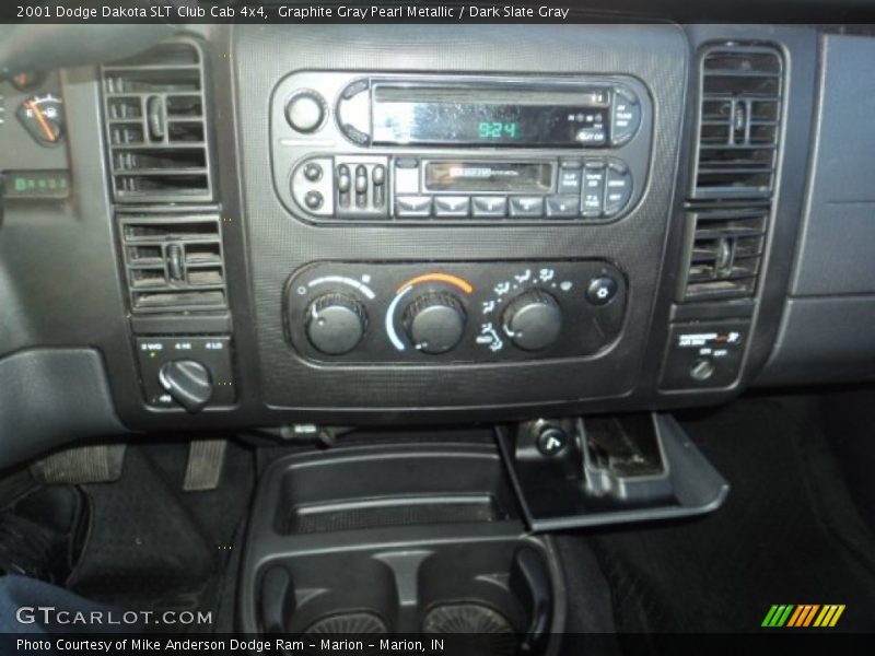 Graphite Gray Pearl Metallic / Dark Slate Gray 2001 Dodge Dakota SLT Club Cab 4x4