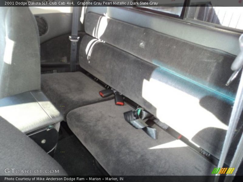 Graphite Gray Pearl Metallic / Dark Slate Gray 2001 Dodge Dakota SLT Club Cab 4x4