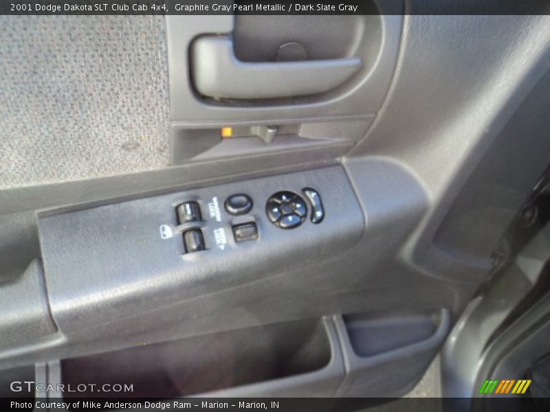 Graphite Gray Pearl Metallic / Dark Slate Gray 2001 Dodge Dakota SLT Club Cab 4x4