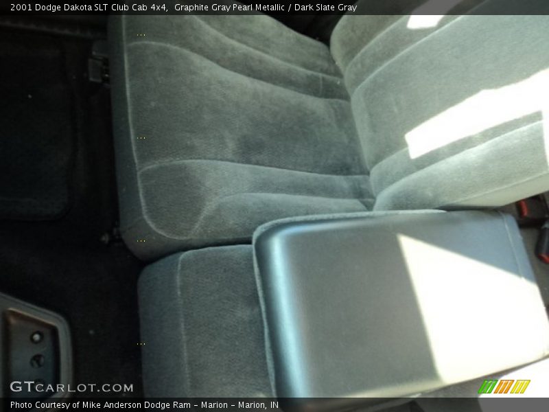 Graphite Gray Pearl Metallic / Dark Slate Gray 2001 Dodge Dakota SLT Club Cab 4x4