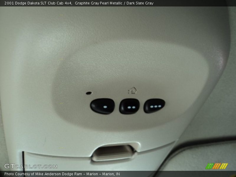 Graphite Gray Pearl Metallic / Dark Slate Gray 2001 Dodge Dakota SLT Club Cab 4x4