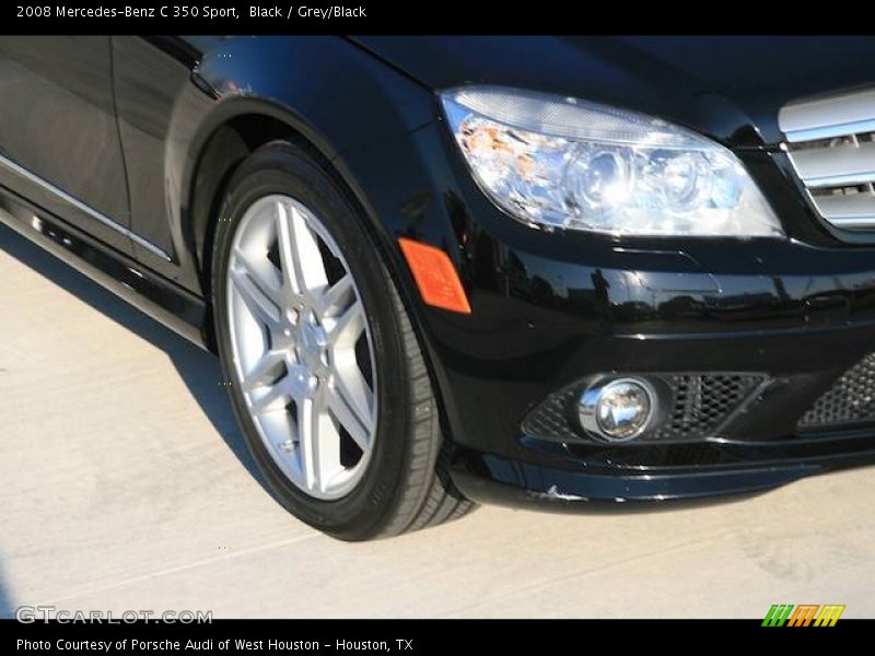 Black / Grey/Black 2008 Mercedes-Benz C 350 Sport