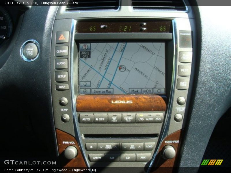 Tungsten Pearl / Black 2011 Lexus ES 350