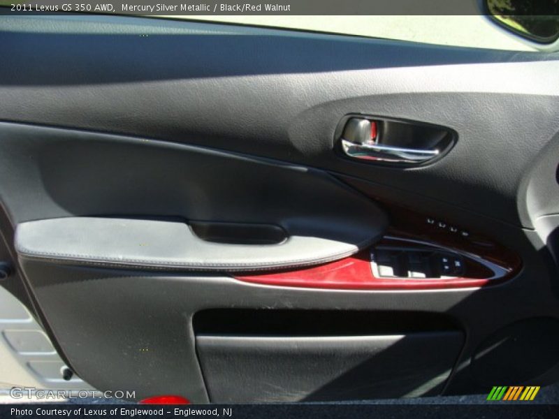 Mercury Silver Metallic / Black/Red Walnut 2011 Lexus GS 350 AWD