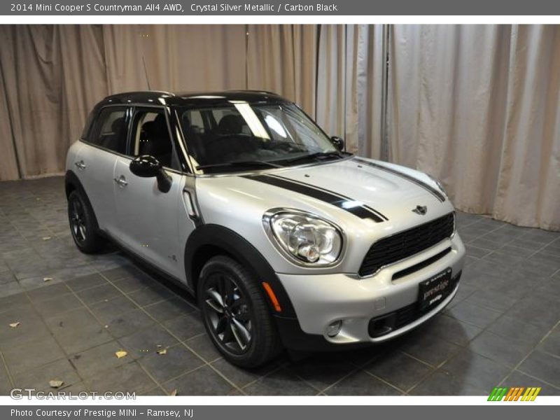 Crystal Silver Metallic / Carbon Black 2014 Mini Cooper S Countryman All4 AWD